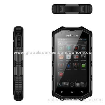 3G Waterproof Smart Mobile Phones with 2,400mAh Li-ion Battery, Toughened Glass
